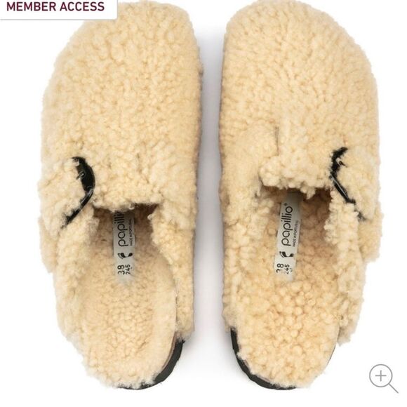 Birkenstock Papillo Boston Big Buckle Flex Platform
Shearling Teddy Eggshell 41 - Picture 3 of 12